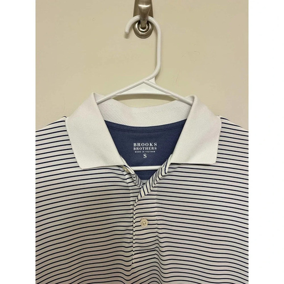 Brooks Brothers Striped Athletic Material Polo men’s S Like New - Picture 2 of 3